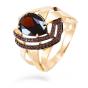 Золотое кольцо с гранатом АЛЕКСАНДРА кл3816-34-01