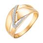 Золотое кольцо с фианитом АЛЕКСАНДРА кл3840