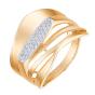 Золотое кольцо с фианитом АЛЕКСАНДРА кл4031-01