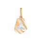 Золотая подвеска с фианитом АЛЕКСАНДРА п1225-01
