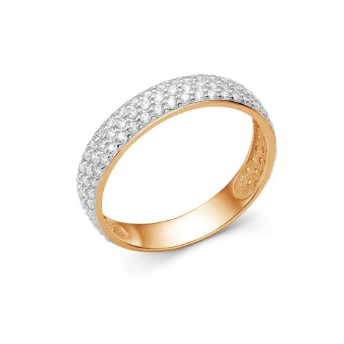 Золотое кольцо дорожка с фианитом ДИНАСТИЯ 000501-1102