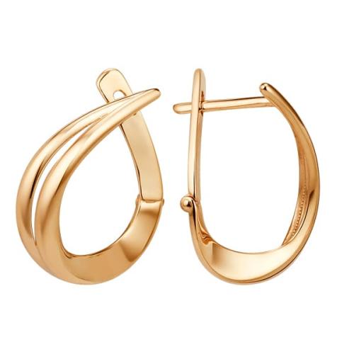 Золотые серьги ДИНАСТИЯ 006362-1000