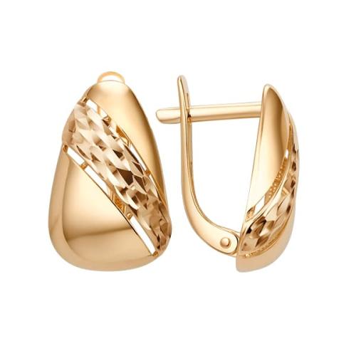 Золотые серьги ДИНАСТИЯ 009992-1010