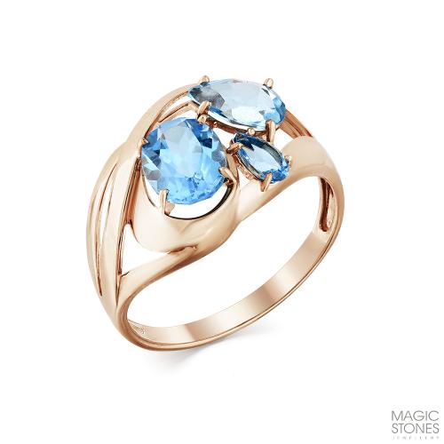 Золотое кольцо с топазом МАСТЕР БРИЛЛИАНТ 01-2-702-1300-010 Золотое кольцо с топазом МАСТЕР БРИЛЛИАНТ 01-2-702-1300-010