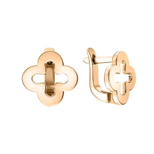 Золотые серьги пусеты-гвоздики SANIS 01-208495