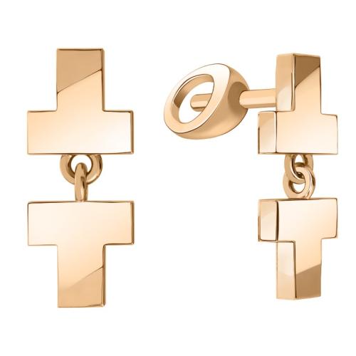 Золотые серьги SANIS 01-208718