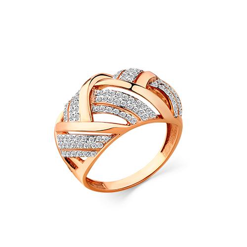 Золотое кольцо с фианитом МАСТЕР БРИЛЛИАНТ 01-3-364-0001-011