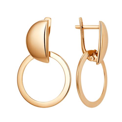 Золотые серьги ДИНАСТИЯ 010732-1000 Золотые серьги ДИНАСТИЯ 010732-1000