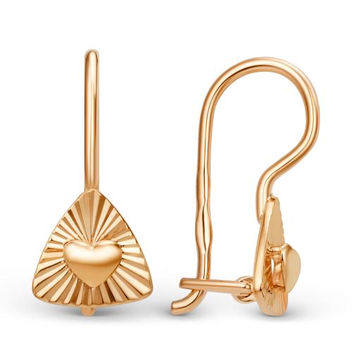 Золотые серьги ДИНАСТИЯ 013682-1010