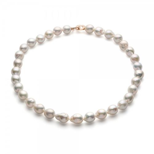 Золотое колье с жемчугом DEFLEUR 015110A6.55