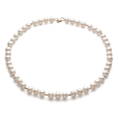 Золотое колье с жемчугом DEFLEUR 01550NA1D9.55