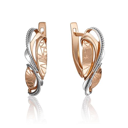 Золотые серьги ПЛАТИНА 02-4078-00-000-1110-65