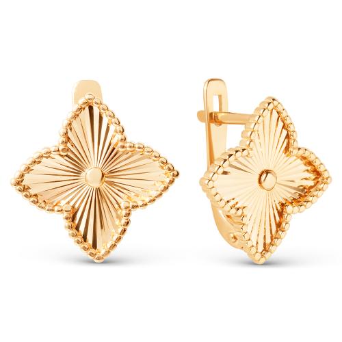 Золотые серьги ДИНАСТИЯ 023162-1010