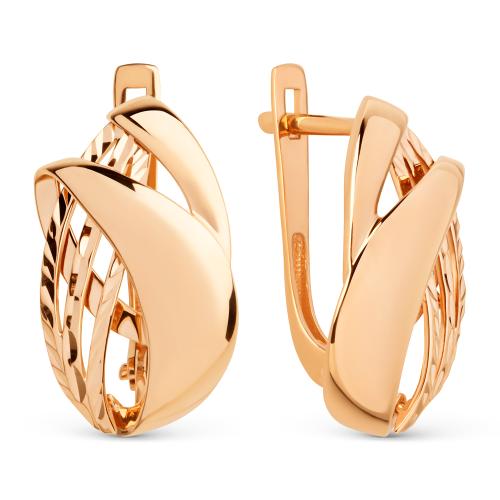 Золотые серьги ДИНАСТИЯ 024282-1010