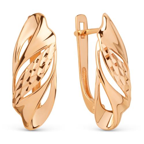 Золотые серьги ДИНАСТИЯ 025372-1010