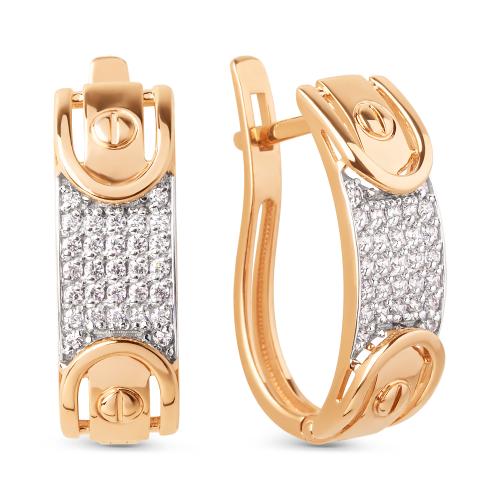 серьги дорожки с фианитом ДИНАСТИЯ 029012-1102 серьги дорожки с фианитом ДИНАСТИЯ 029012-1102