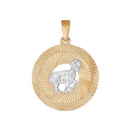 Золотая подвеска знак зодиака SOKOLOV 032325