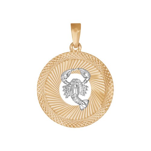 Золотая подвеска знак зодиака SOKOLOV 032328