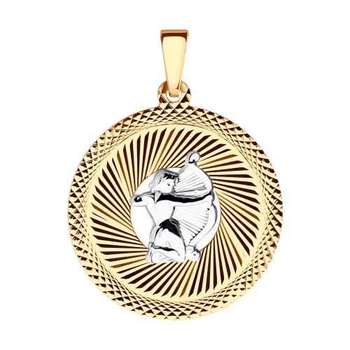 Золотая подвеска знак зодиака SOKOLOV 032333