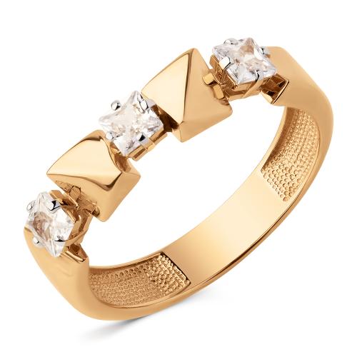 Золотое кольцо дорожка с фианитом ДИНАСТИЯ 033121-1102