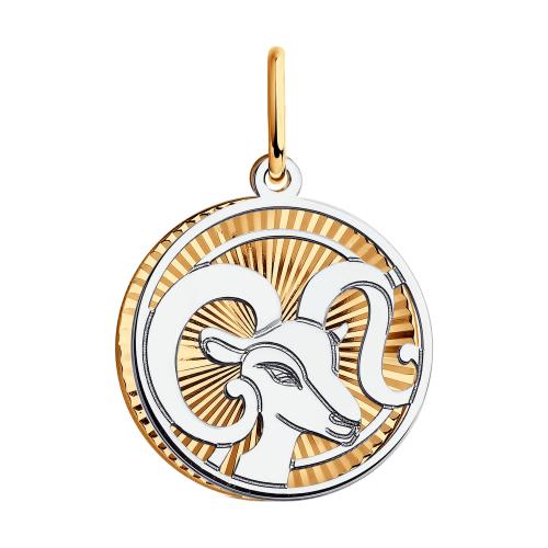 Золотая подвеска знак зодиака SOKOLOV 035699