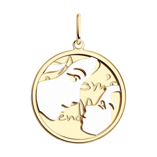 Золотая подвеска SOKOLOV 036115