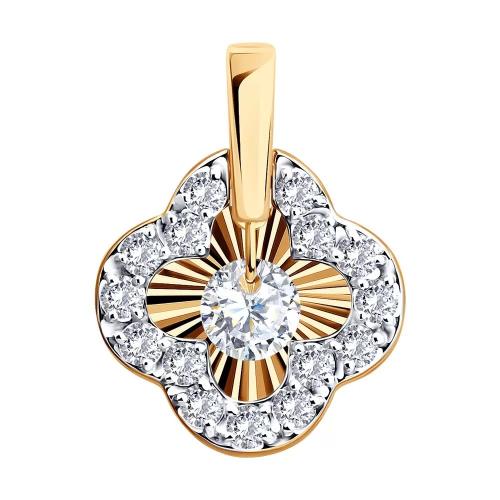 Золотая подвеска SOKOLOV 036908