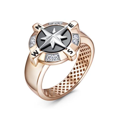 Мужская печатка из золота с ониксом BERGER 040013 Мужская печатка из золота с ониксом BERGER 040013