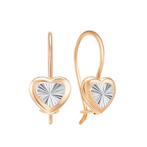 Золотые серьги ЗОЛОТЫЕ УЗОРЫ 08-62-0159-00