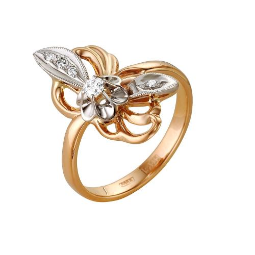 Золотое кольцо с бриллиантом МАСТЕР БРИЛЛИАНТ 1-104-592