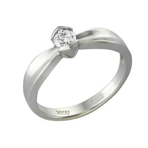 Золотое помолвочное кольцо с бриллиантом МАСТЕР БРИЛЛИАНТ 1-105-370