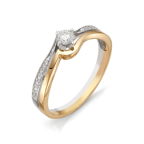 Золотое кольцо с бриллиантом МАСТЕР БРИЛЛИАНТ 1-105-603-