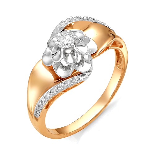 Золотое кольцо с бриллиантом МАСТЕР БРИЛЛИАНТ 1-106-187 Золотое кольцо с бриллиантом МАСТЕР БРИЛЛИАНТ 1-106-187