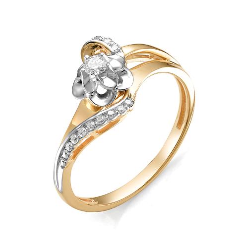 Золотое кольцо с бриллиантом МАСТЕР БРИЛЛИАНТ 1-106-193-