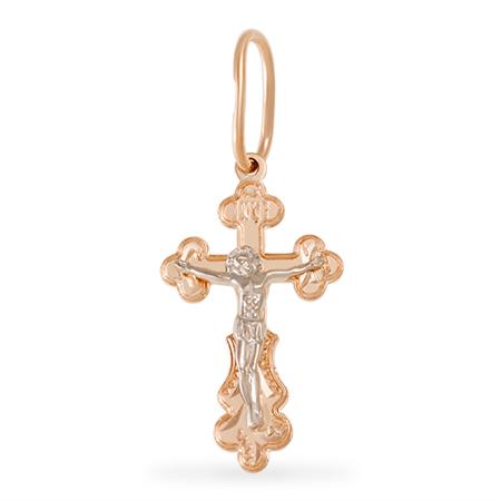 Золотая подвеска крест ГОЛДЕН ГЛОБ 102-ИХ-18.13-11