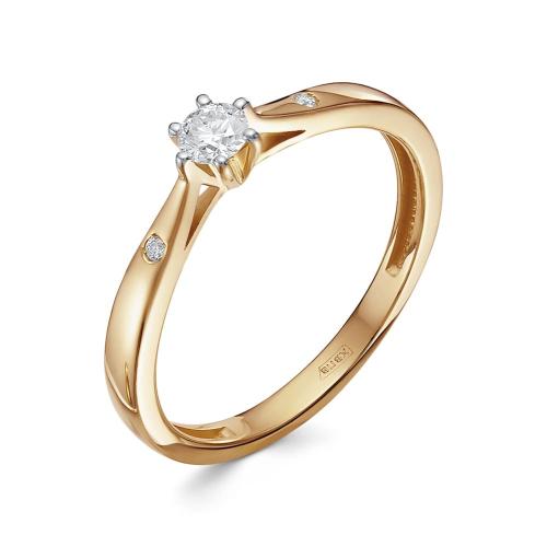 Золотое помолвочное кольцо с бриллиантом VESNA 11116-151-00-00