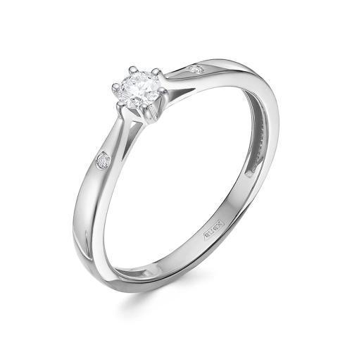 Помолвочное кольцо из белого золота с бриллиантом VESNA 11116-251-00-00