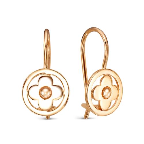 Золотые серьги DEL'TA 1204705