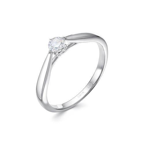 Помолвочное кольцо из белого золота с бриллиантом VESNA 12220-251-00-00
