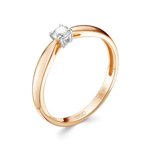 Золотое помолвочное кольцо с бриллиантом VESNA 1274-151-00-00