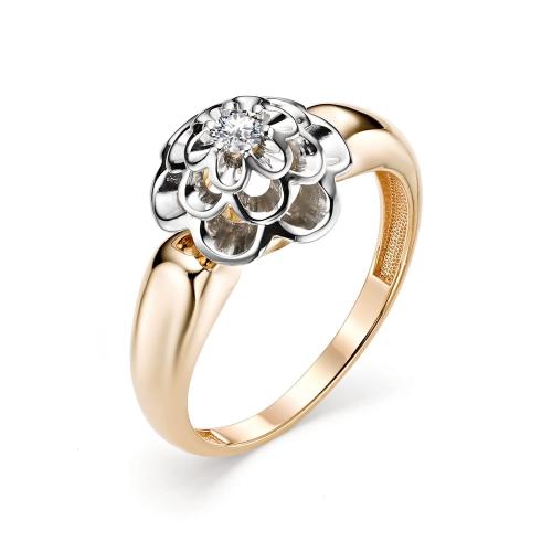 Золотое кольцо с бриллиантом BRILLIANT STYLE 128-110