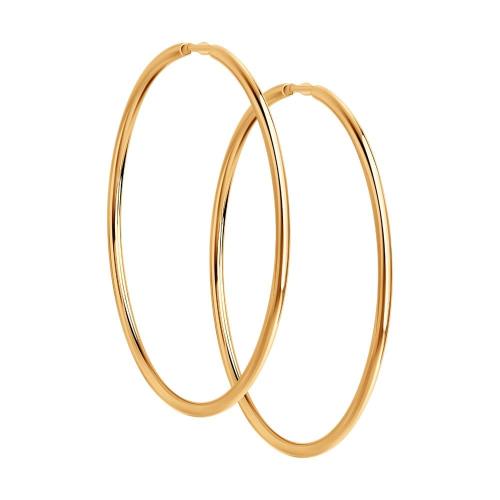 Золотые серьги конго SOKOLOV 140003