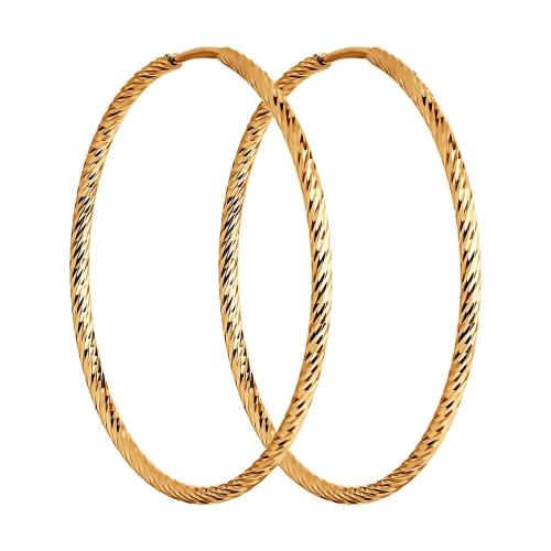 Золотые серьги конго SOKOLOV 140138