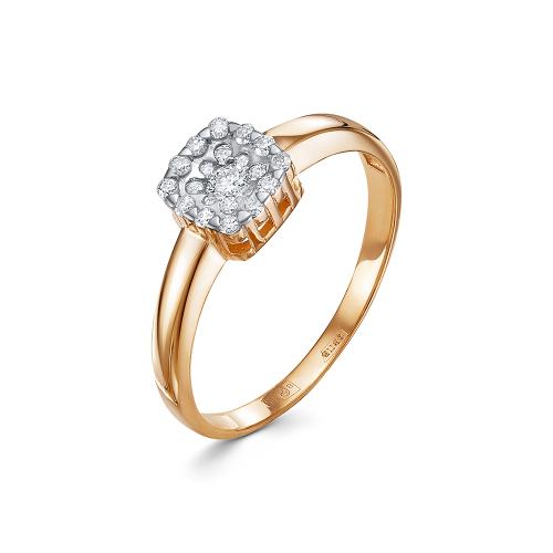 Золотое кольцо с бриллиантом VESNA 1971-151-00-00 Золотое кольцо с бриллиантом VESNA 1971-151-00-00