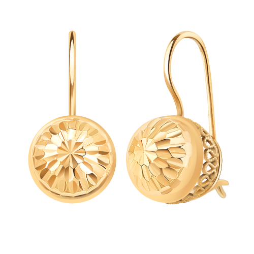 Золотые серьги АТОЛЛ 2007а-3