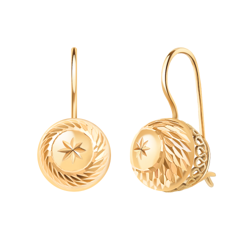 Золотые серьги АТОЛЛ 2008а-6