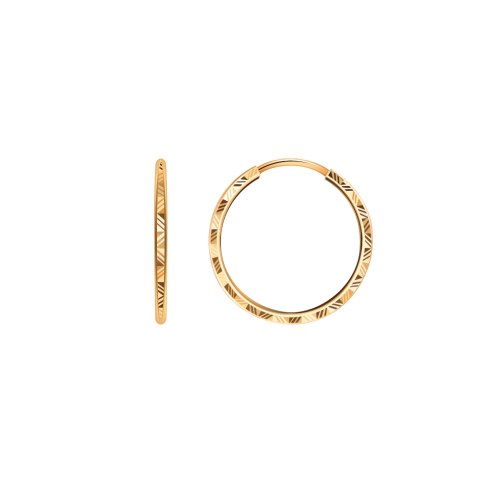 Золотые серьги конго АТОЛЛ 20772-25а-2