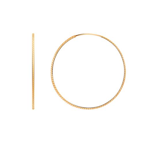 Золотые серьги конго АТОЛЛ 20772-65а-1