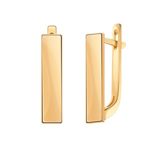 Золотые серьги АТОЛЛ 2107