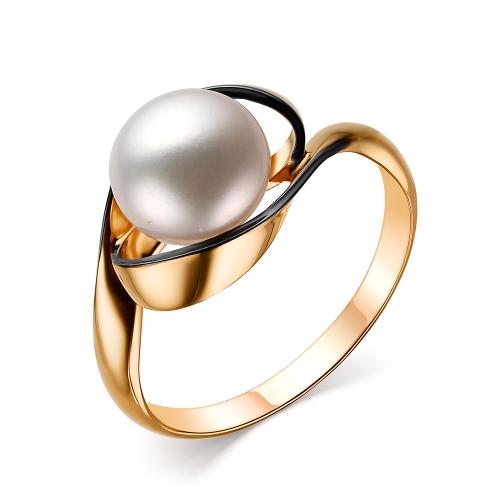 Золотое кольцо с жемчугом DEFLEUR 21252A1